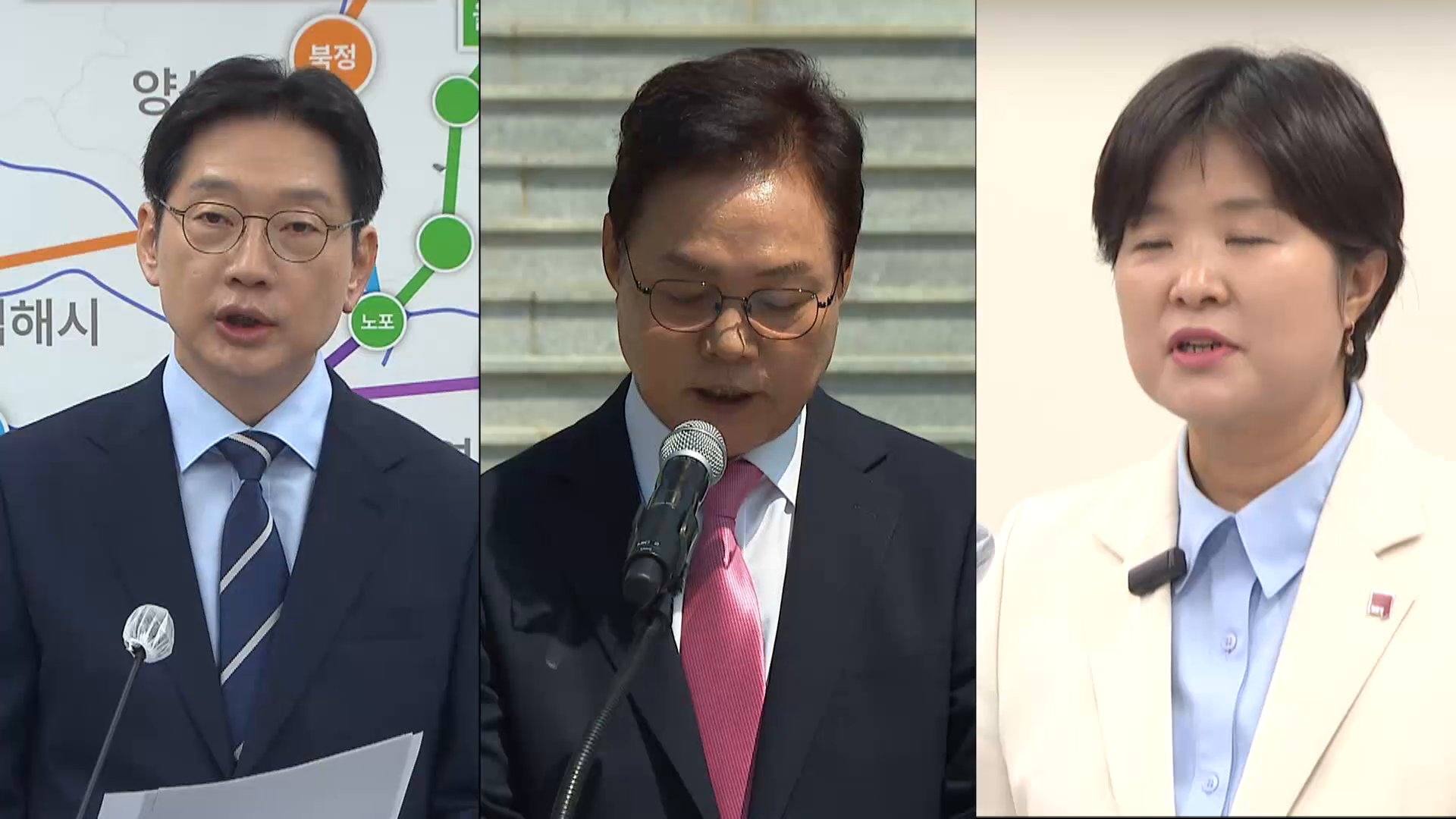 (R) 도지사 예비후보들, 공약 대결 '3인 3색' 사진