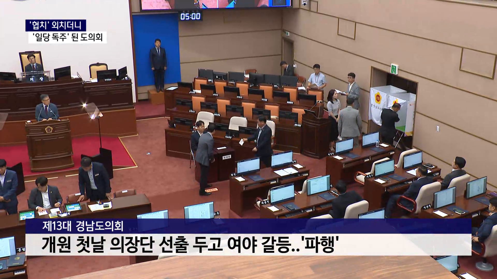 (R) '협치' 외치더니 '일당 독주' 된 도의회 사진