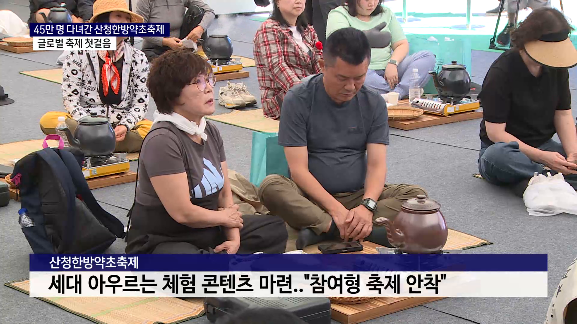 (R) 45만 명 다녀간 산청한방약초축제, 글로벌 축제 첫걸음 사진
