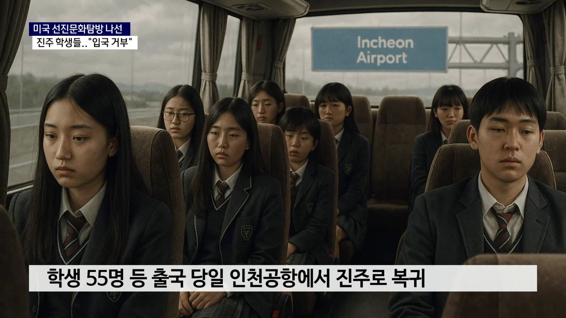 (R) '미국 문화탐방' 진주 학생들..