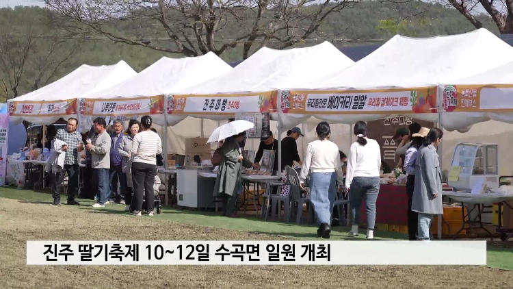 진주 딸기축제 10일부터 사흘간 열려  사진