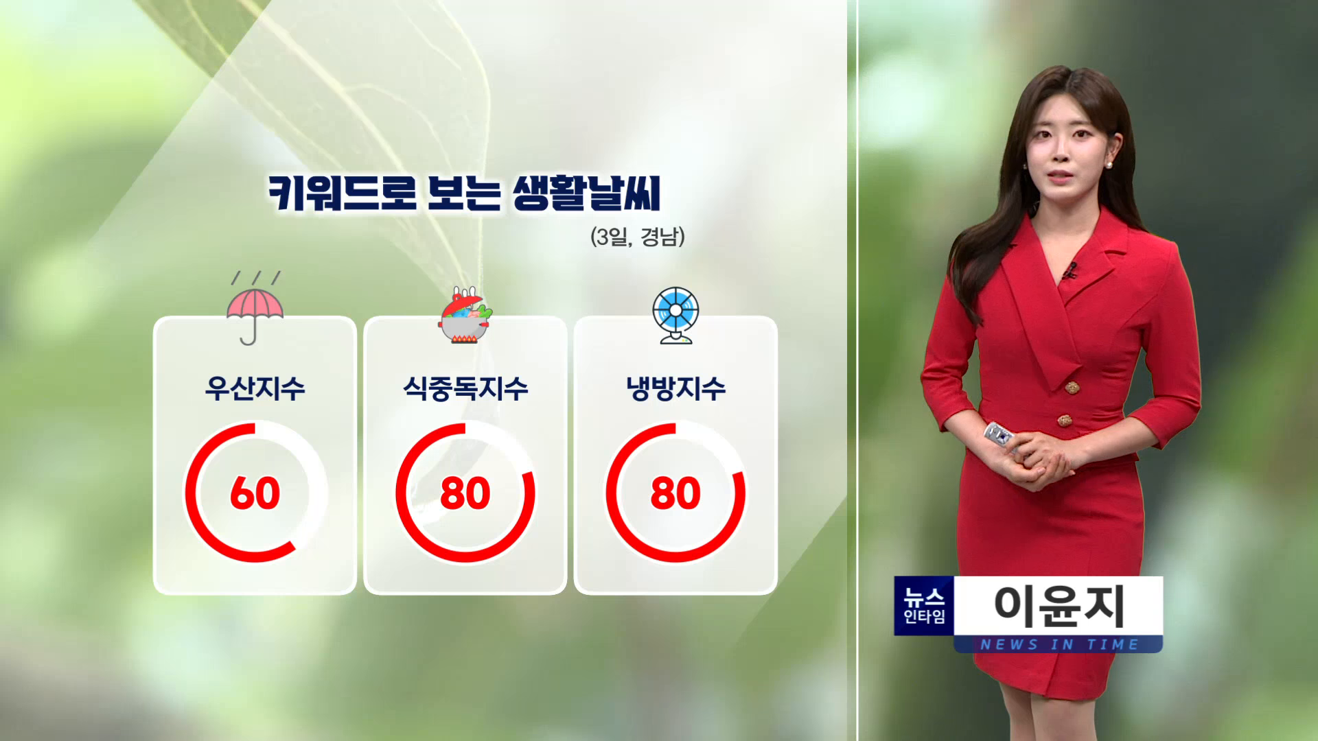 (인타임날씨) 9월 2일 수요일 사진