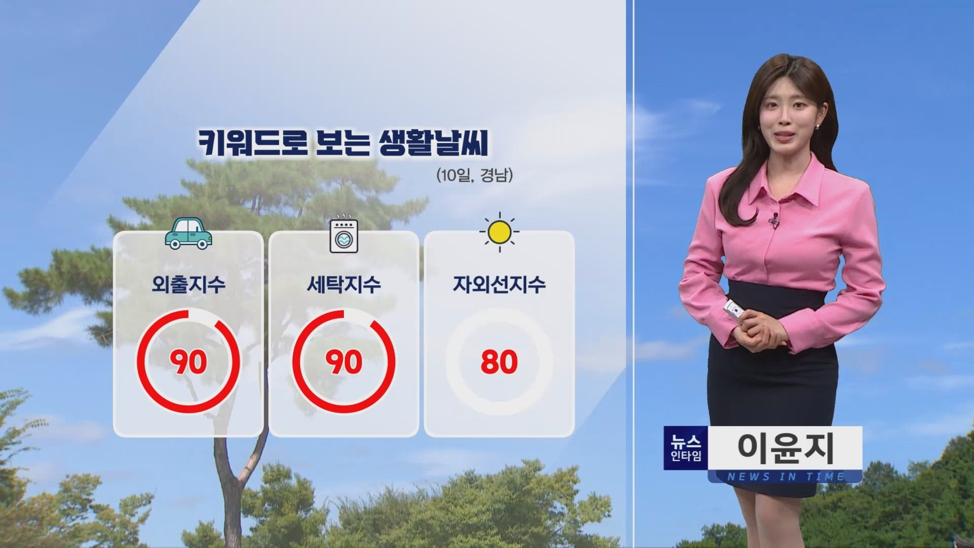 (인타임날씨) 9월 9일 수요일 - 키워드 사진